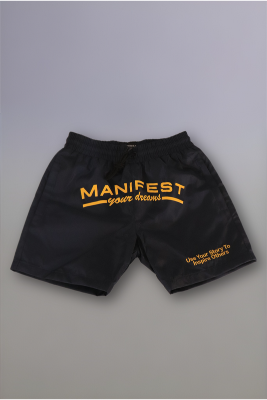 Windbreaker Shorts "Manifest Your Dreams"