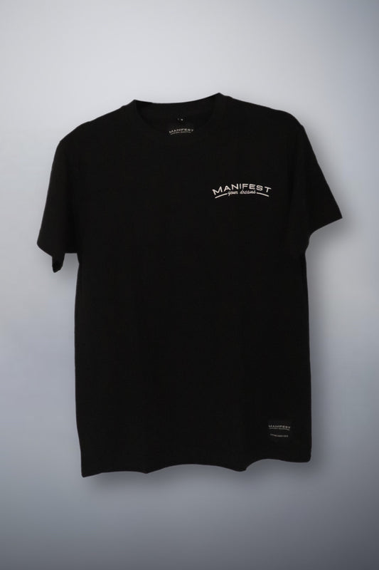 Embroidered Logo Tee "Manifest Your Dream"