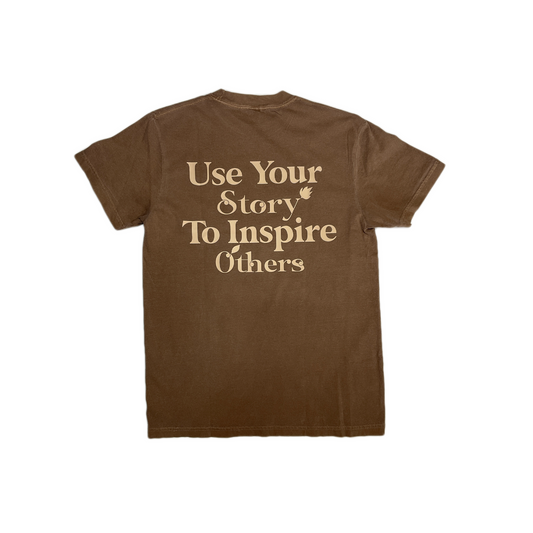 Vintage Style "Your Story" Espresso Manifest Your Dreams Shirt
