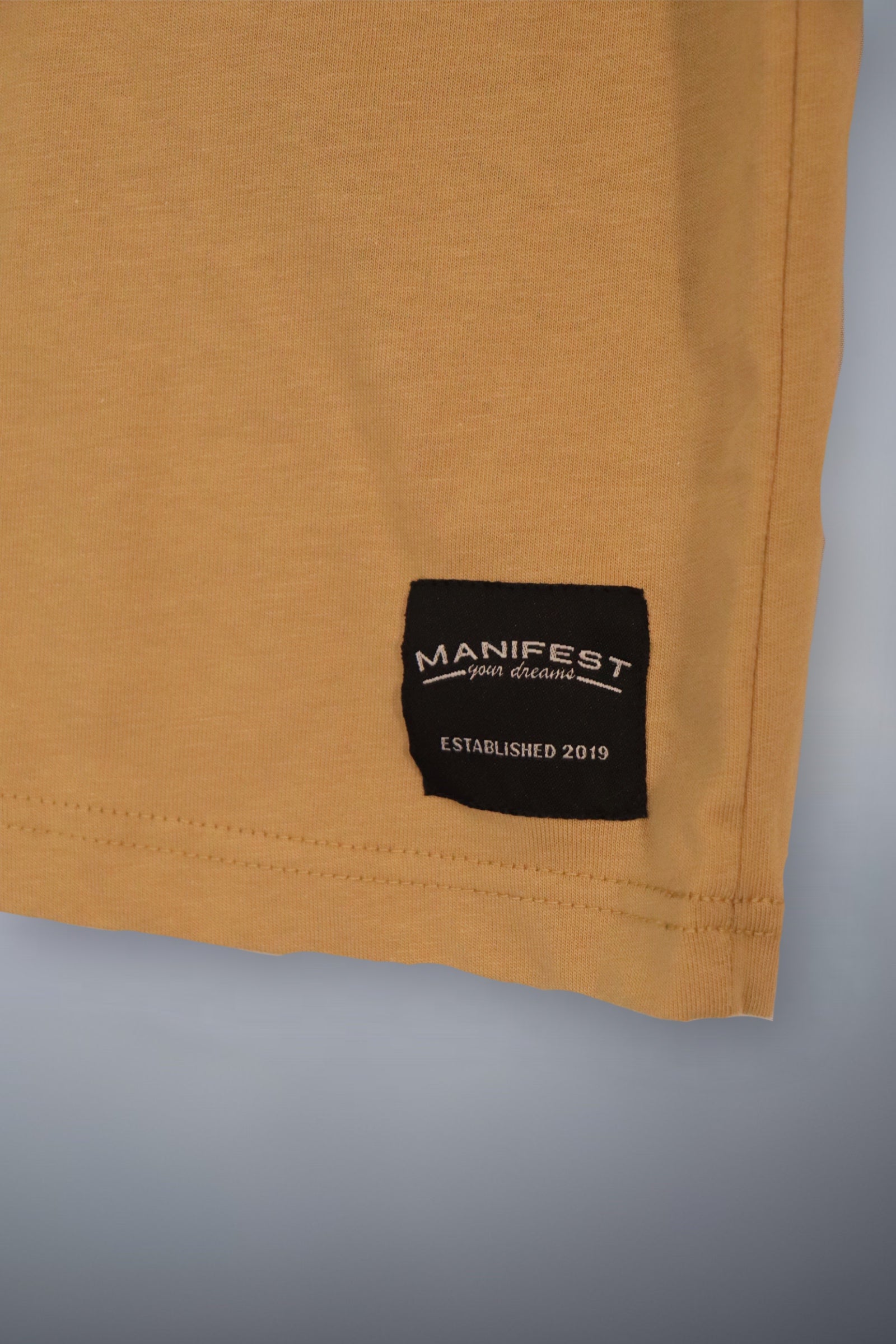 Embroidered Logo Tee "Manifest Your Dream"